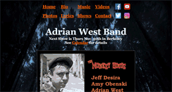 Desktop Screenshot of adrianwest.com